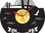 Часы сувенирные, настенные "Владивосток"